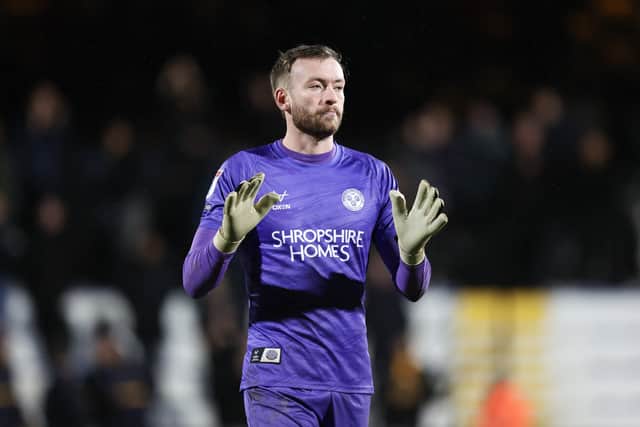 Toby Savin has not featured for Shrewsbury since December 14. He conceded 55 times in 25 games last term.