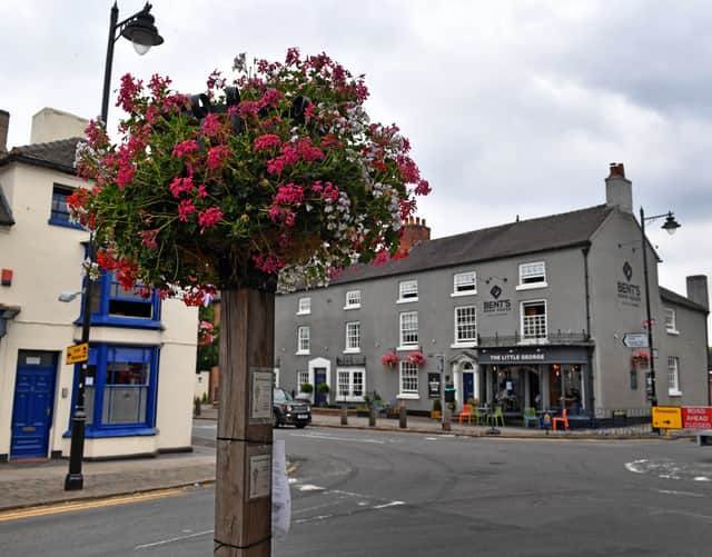 Eccleshall in rural Staffordshire
