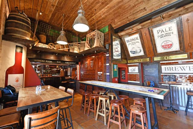 There are plenty of nooks and crannies around the pub