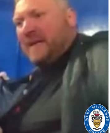 Police are looking to speak to this fan as part of their investigation into the disorder at the Birmingham City v Shrewsbury game