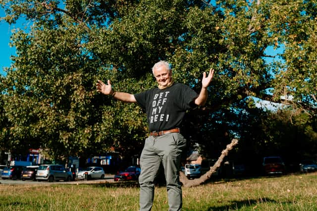 Ancient tree advocate Rob McBride