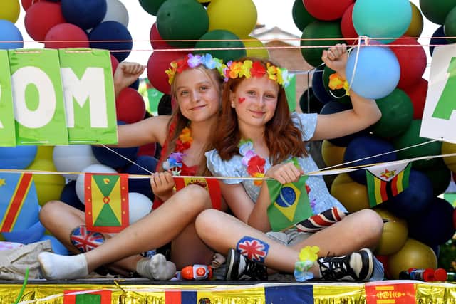 There were bright colours and happy faces galore at Shifnal Carnival