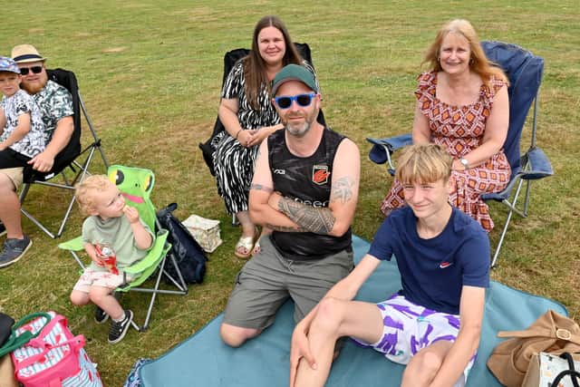 Families enjoyed their day out at the soap box derby