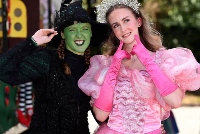 Wicked witch Lauren Downing and Good Witch Phoebe Johnson