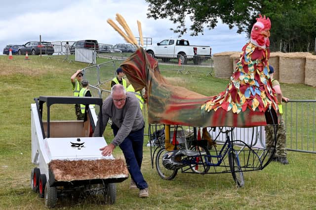 There were some weird and wacky karts at the soap box derby