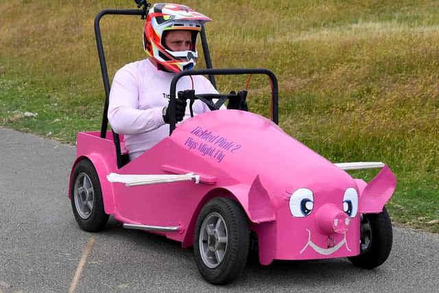 Thousands attended the soapbox derby