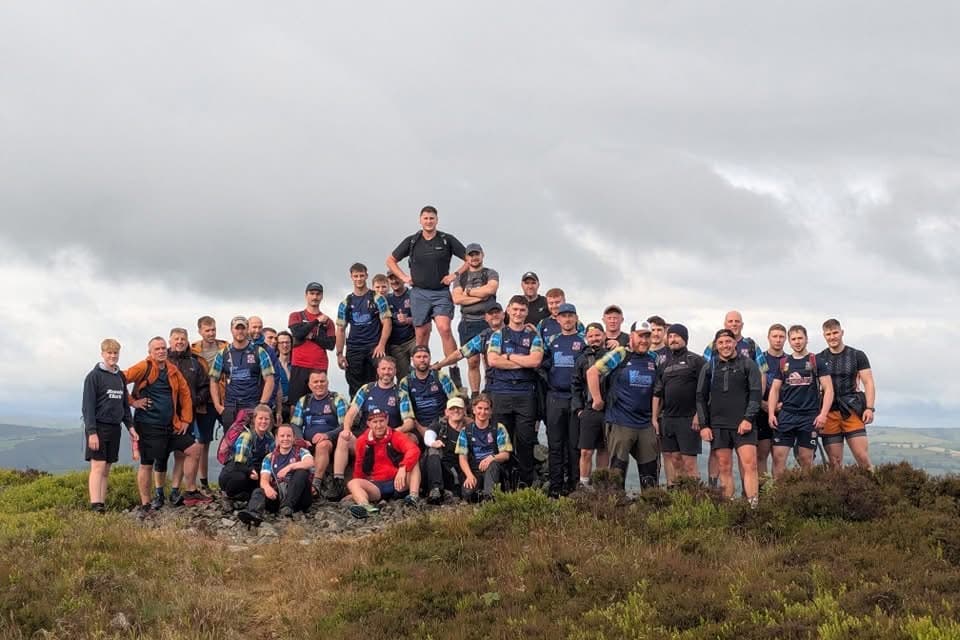 Shropshire Rugby Shrewsbury Rugby Club complete Shropshire 9 Peaks Challenge!