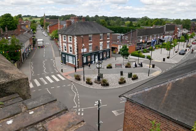 The view of Shifnal from the train station. Photo: Steve Leath 