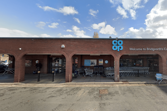 Firefighters attended the fire at Co-Op in Mill Street, Bridgnorth. Photo: Google