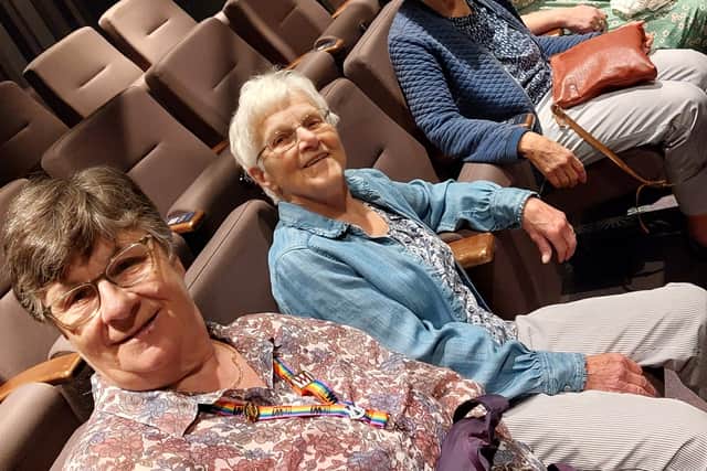 Before the meeting in Theatre Severn