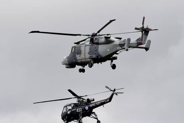 Wildcat and Wasp Helicopters at Cosford Air Show 2024