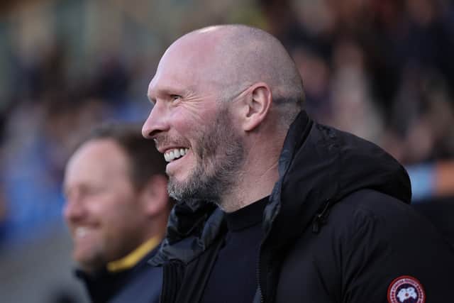 Michael Appleton the head coach of Shrewsbury Town (AMA)