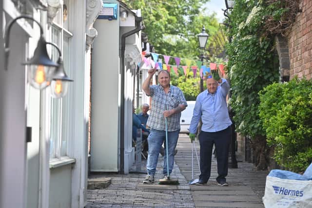 The Parade and caretakers making it looks its best: Lee and Ted Urbaniec. Photo: Steve Leath