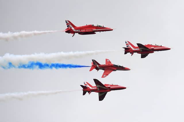 Red Arrows at RAF Cosford Air Show 2024
