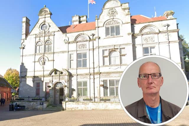 Councillor Duncan Kerr (inset) is saddened that Oswestry Town Council has suspended the Climate Change Partnership Panel. Picture: Google/Shropshire Council