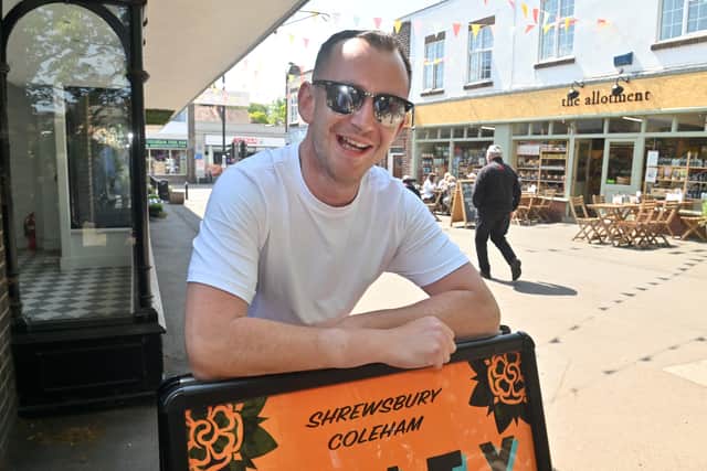 Tom Aubrey, a visitor to Coleham in Shrewsbury. Photo: Steve Leath