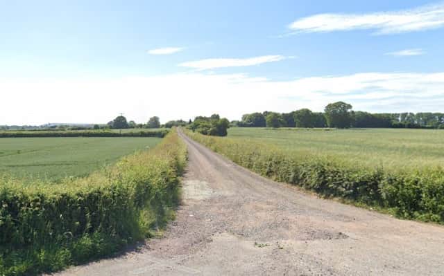 The entrance to the borehole site is off the A442, about 2km from Crudgington. Picture: Google