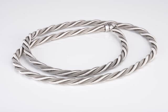 A Wellendorff 18ct white gold silk rope necklace valued at between £8,000 and £10,000