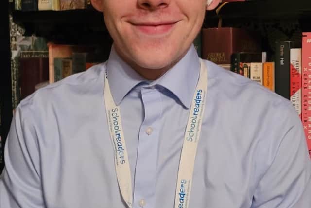 Cody Jenkins, Schoolreader volunteer.
