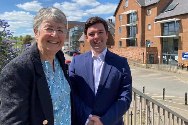 Councillor Heather Kidd and Councillor Alex Wagner, the new leader and deputy leader respectively of Shropshire Council. Picture: Shropshire Liberal Democrats