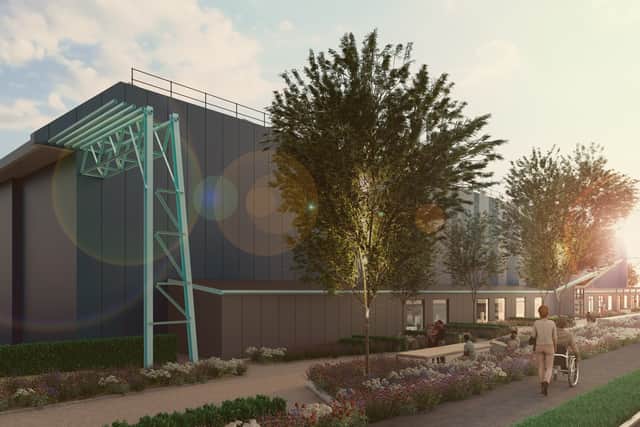Designs of how the hangar will look after refurbishment. Picture: RAF Museum.