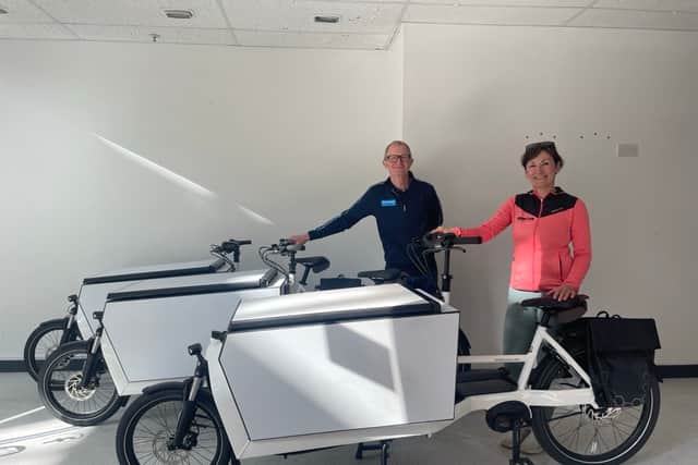 Businesses in Shrewsbury are being invited to trial deliveries using one of six subsidised cargo bikes (Shrewsbury BID)