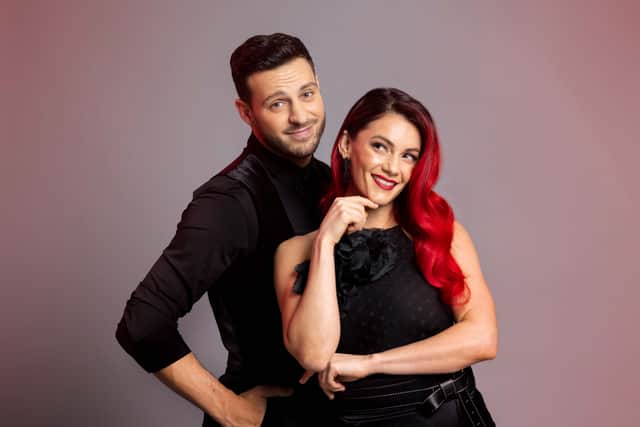 Vito Coppola and Dianne Buswell. Photo: Red Hot and Ready - Burn The Floor