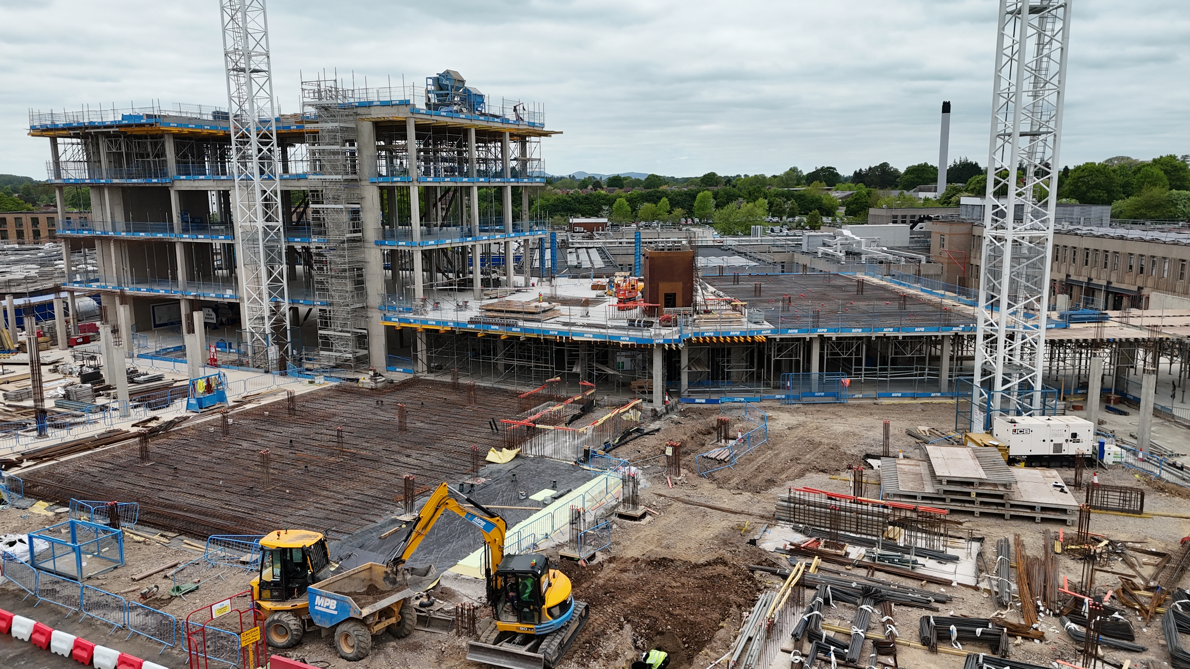 Ceremony marks Royal Shrewsbury hospital building work milestone