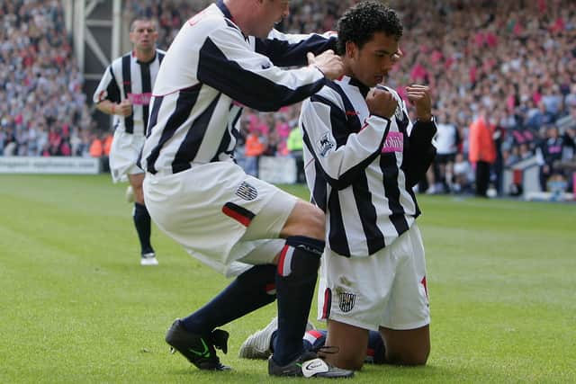 Kieran Richardson made it 2-0 for the Baggies in the dramatic clash against Portsmouth. Pic: Getty