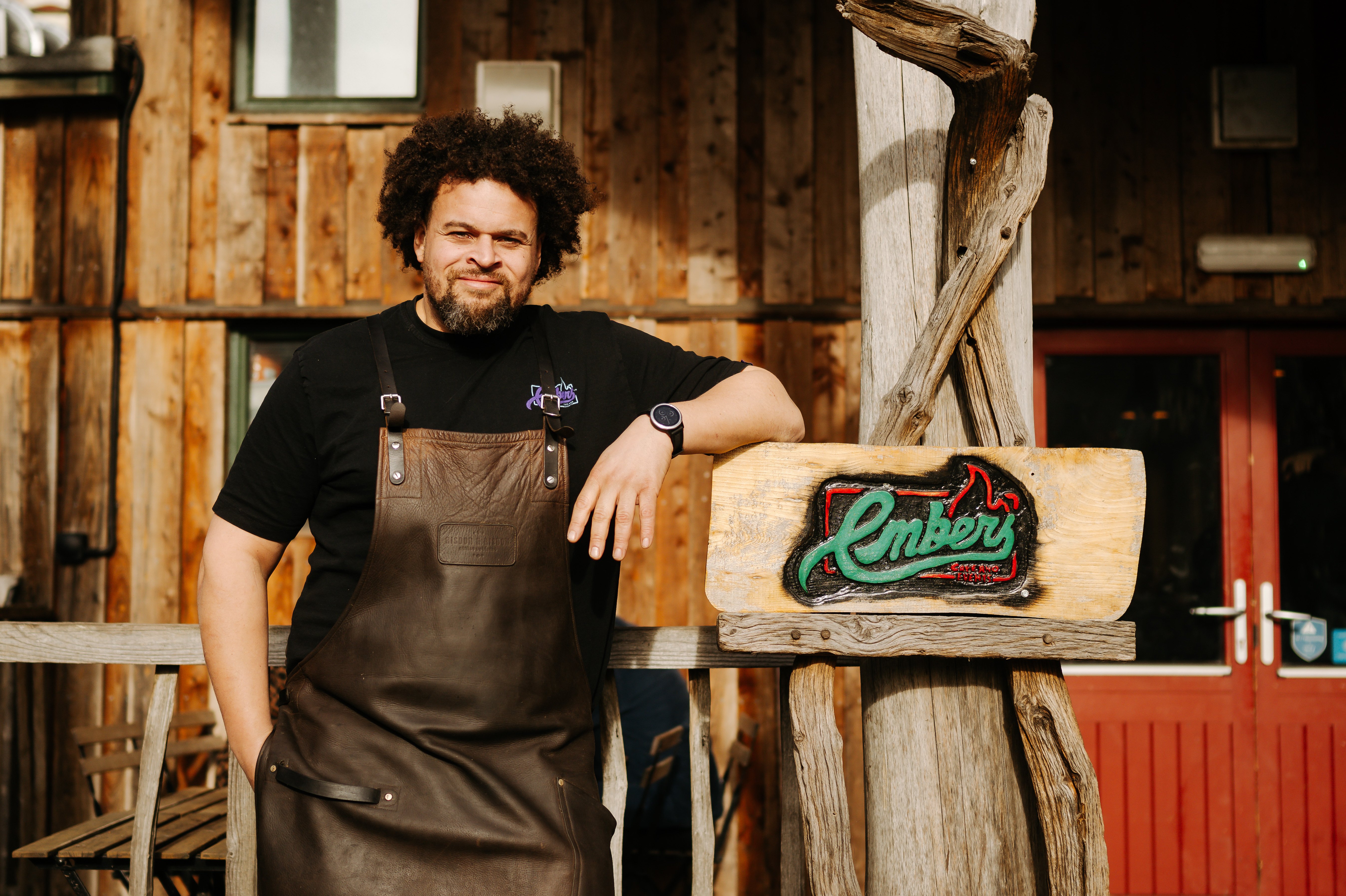 The Shropshire Lad Adam Purnell runs Embers Cafe in Coalbrookdale.