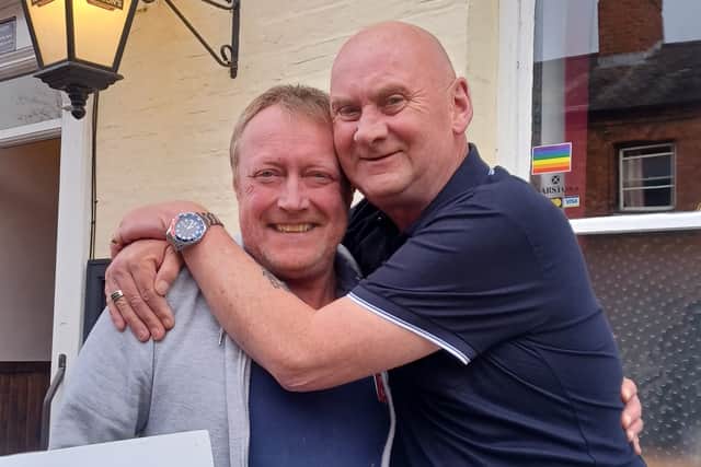 Kev Roberts and Ges Fleetwood.