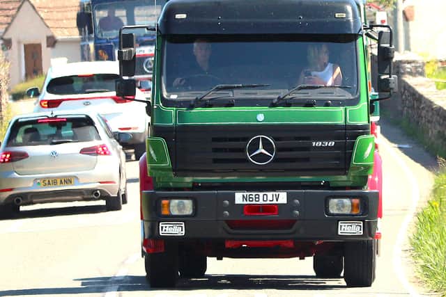 The annual lorry run on May 18. Picture: E A Bates. 