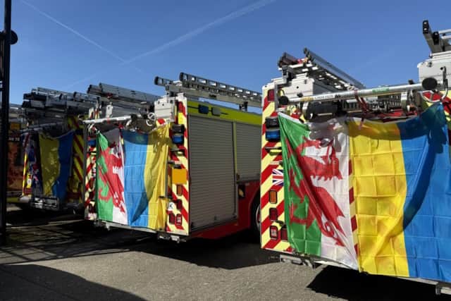 Wales' firefighters proud to help their Ukranian colleagues