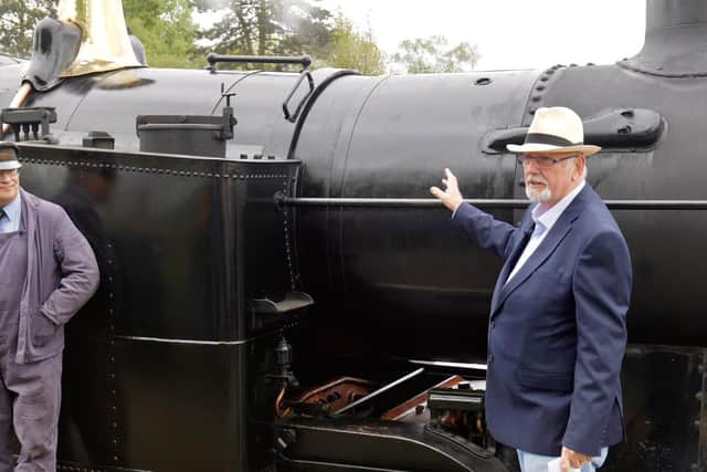 Telford Steam Railway welcomed Pete Waterman OBE to the open day event. Picture: Joshua Woodland/Telford Steam Railway.