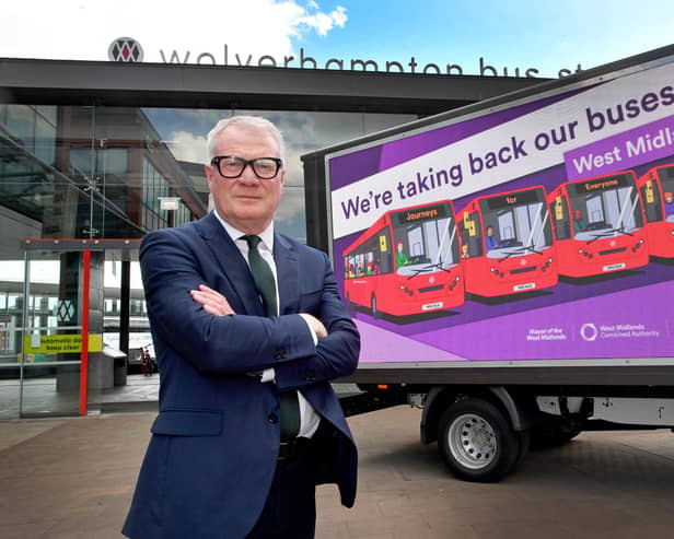 Richard Parker announced his plans at Wolverhampton bus station