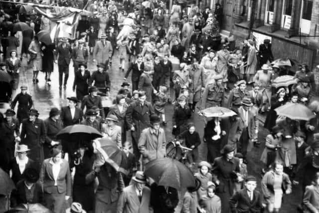 A parade through Whitchurch was held to celebrate the victory