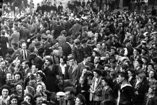 VE Day celebrations in Hereford High Town