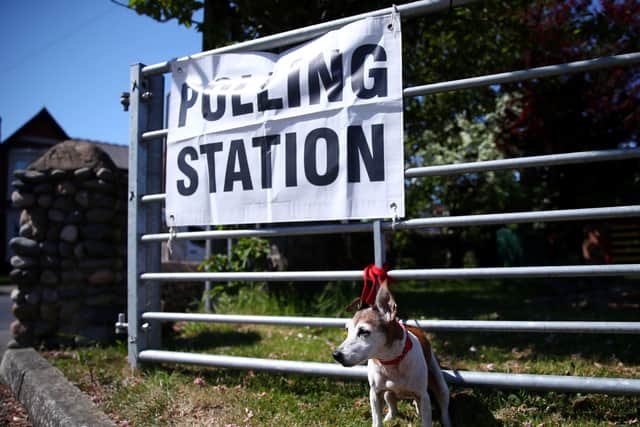 A polling station