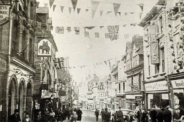 VE Day in Mardol, Shrewsbury