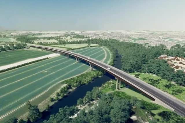 The proposed North West Relief Road. Picture: Shropshire Council