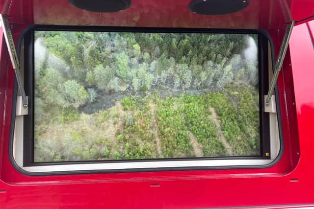 Firefighters battled a large blaze at Birchen Park. Picture: Tweedale Fire Station