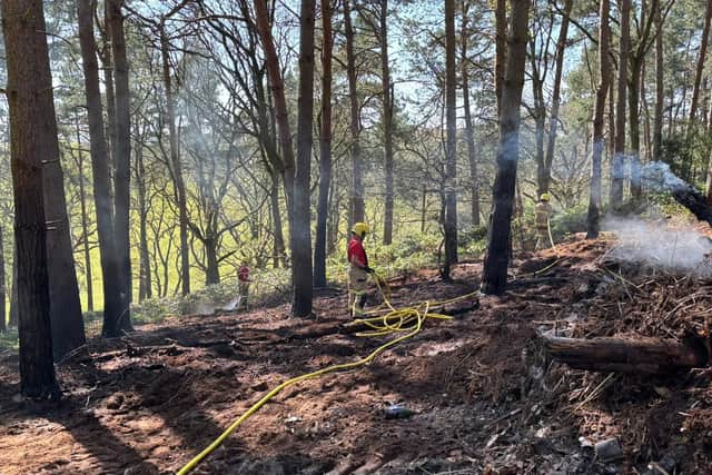 Bridgnorth Fire Station responded to an open fire in Claverley. Photo: Bridgnorth Fire Station