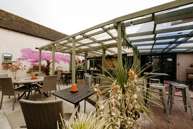 The patio is under renovation and will be the perfect place for a drink in the sun soon. Photo: Jamie Ricketts
