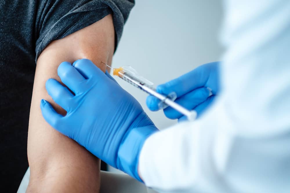Covid-19 jabs are encouraged for those eligible this spring. Photo: PA 