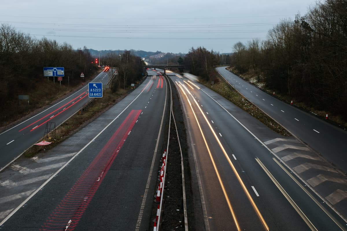 M54 nach Vollsperrung aufgrund eines polizeilichen Einsatzes an der ...