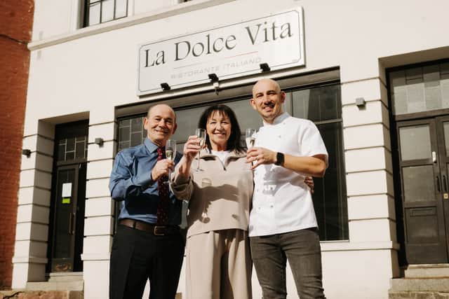 La Dolce Vita's Luigi Adaggio, Patrica Adaggio and Gennaro Adaggio. Photo: Jamie Ricketts