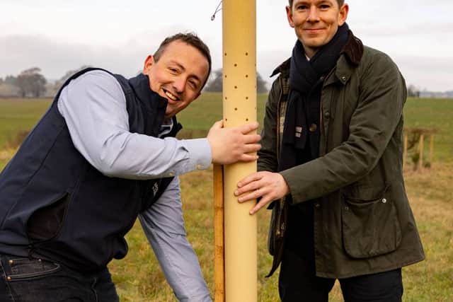 Robert South of Bronwin & Abbey with Alexander Newport of Bradford Estates.
