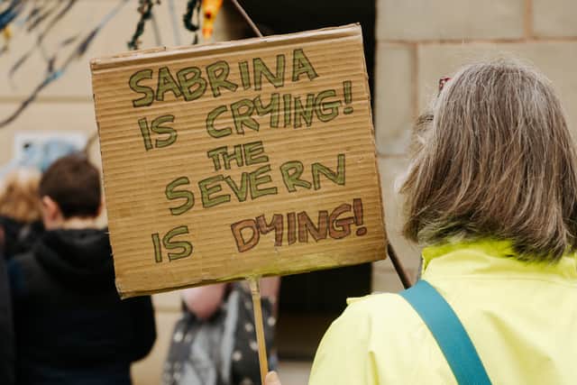 Campaigners making their way to the event. Picture: Jamie Ricketts