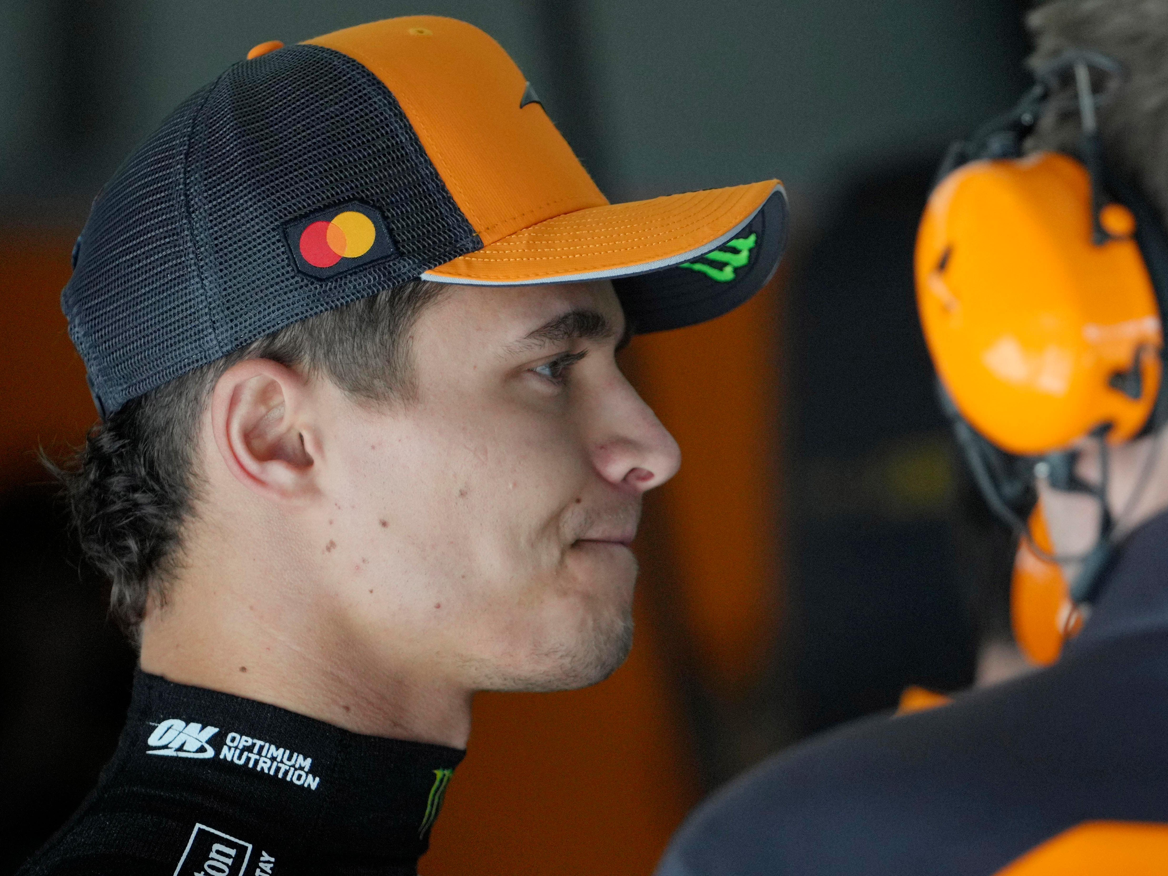 Lando Norris sets the practice pace for McLaren in Shanghai