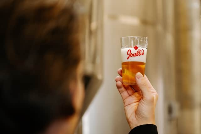 The beer is clear, crisp and very refreshing